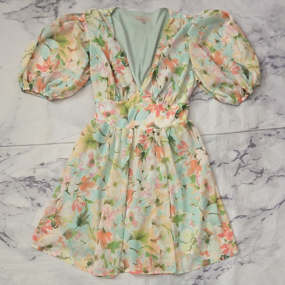 Lovecollette Floral Mini Dress